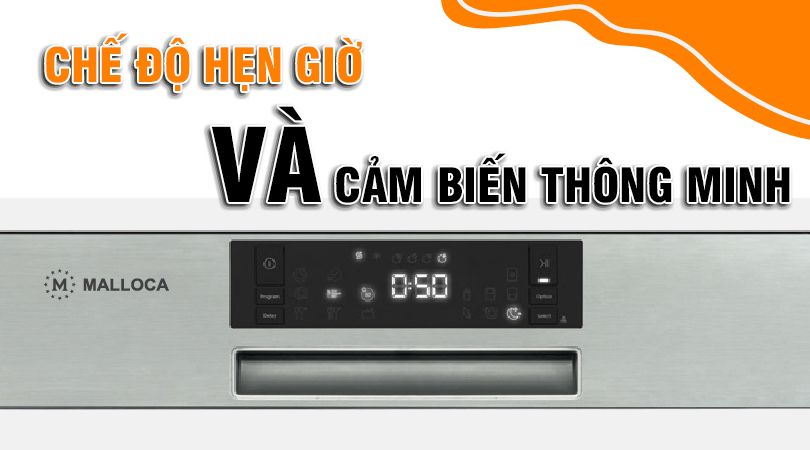 Chế độ hẹn giờ và cảm biến thông minh